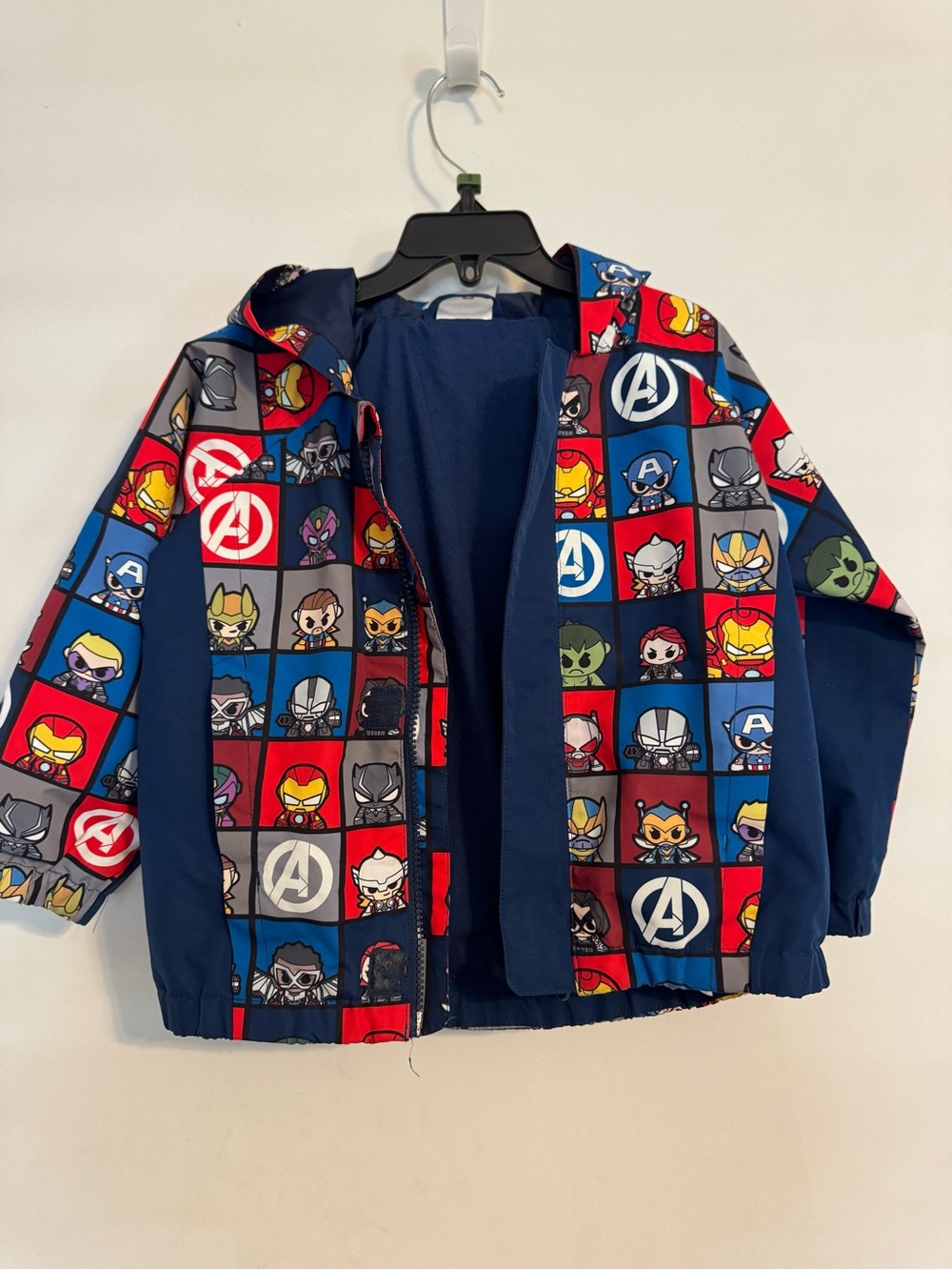 Disney Kids Hooded Jacket - Navy, Red, Yellow